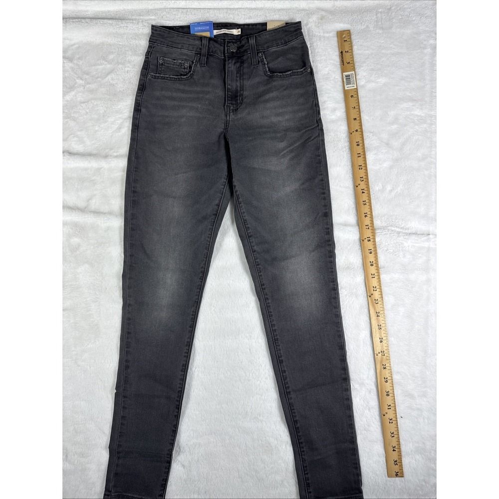 Levi's 721 Women's Stretch High Rise Skinny Denim‎ Jeans Gray Size 26 x 30